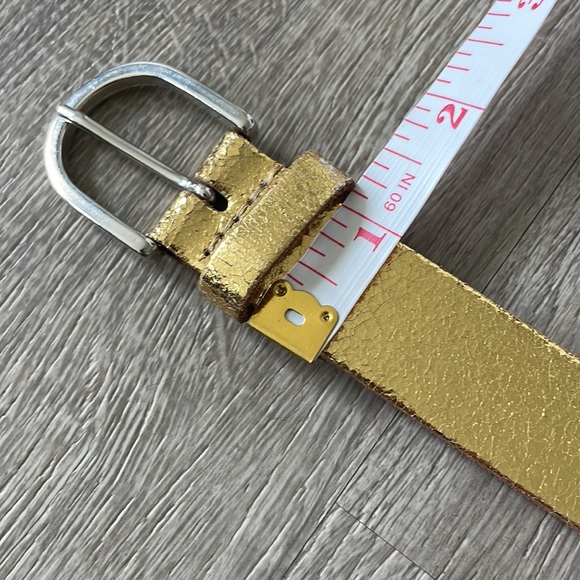 Amsterdam Heritage | 1” Gold Genuine Leather Belt SZ 85 - Picture 8 of 8